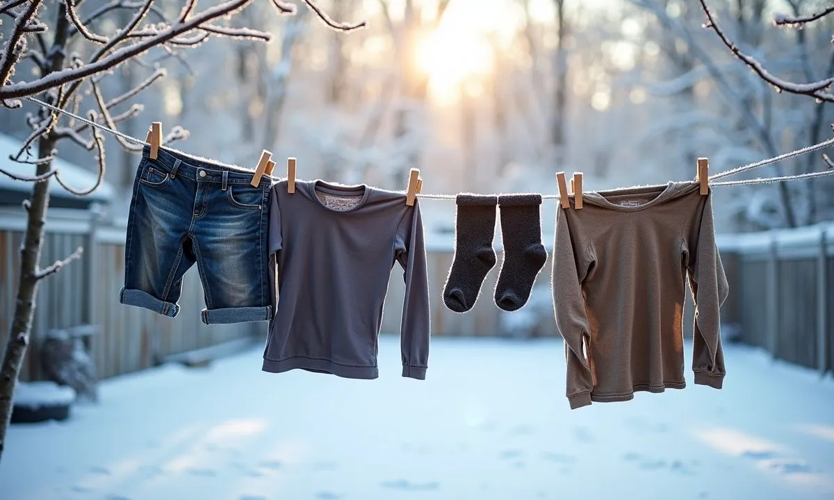 Why smart people hang wet clothes outside in freezing temps – the surprising winter drying secret