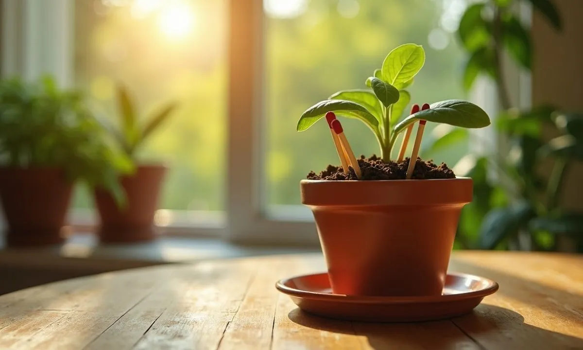 Stick matches in your plant soil – the old gardener secret almost nobody talks about