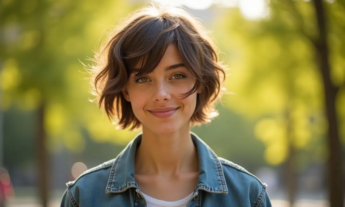 textured shag short hair 2026 - Goodbye flat fine hair: Textured shag layers for massive volume in short styles this year