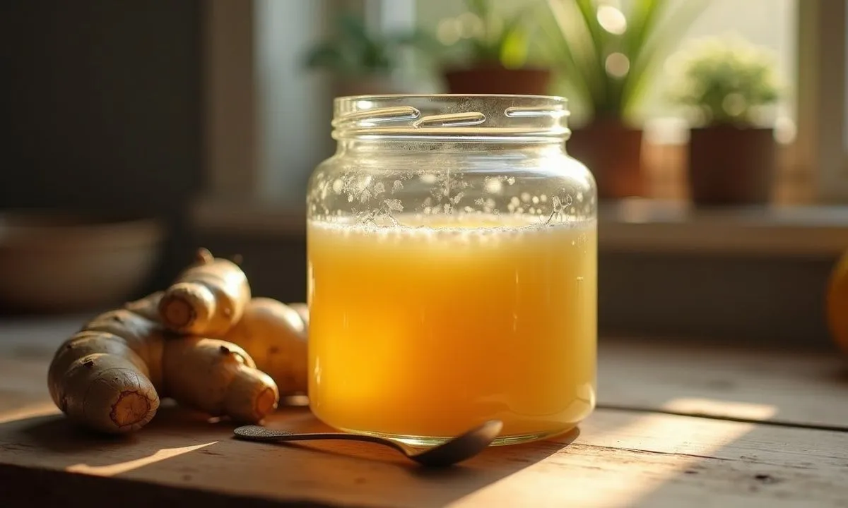 fermented ginger drink bloating - This 3-day fermented ginger drink is better for bloating than any probiotic pill